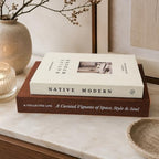 Refined Decorative Books for Home Decor, Set of 2 Linen Faux Books with Hidden Storage, Coffee Table Books for Shelf and Entryway Decor - Image 2