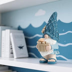 Etlemonde Beach Coastal Gnomes Statue Home Seashell Decor - Image 4
