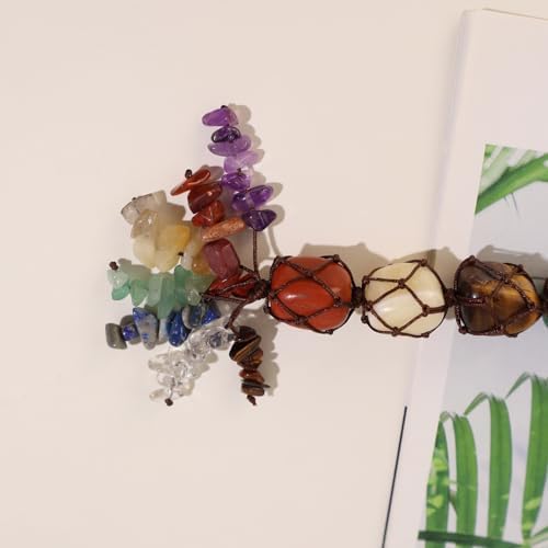 Gemstones Healing Feng Shui Crystals Window Car Decorations Hanging Ornament for Home Decor Party Decorï¼ˆTree-7 Chakra 1ï¼‰ - Image 5