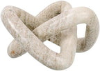 Creative Co-Op Modern Decorative Marble Link Knot, Beige - Image 6