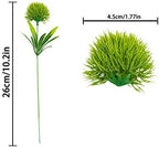 Uieke 36Pcs Dandelion Artificial Flowers, Artificial Flowers for Decoration Fake Plants Bouquet Plastic Flowers for Home Decoration Wedding Decor Flower Arrangment Green - Image 4