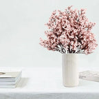 Babys Breath Artificial Flowers 6Pcs Fake Flowers Real Touch Faux Gypsophila Bouquet for Home Wedding Party Table Decor (Pink) - Image 3