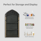 Crystal Shelf Display, Goth Room Decor, Trinket Shelf, Display Shelves - Image 3