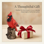 The Bridge Collection Little Cardinal Perched on a Branch Figurine - Image 4