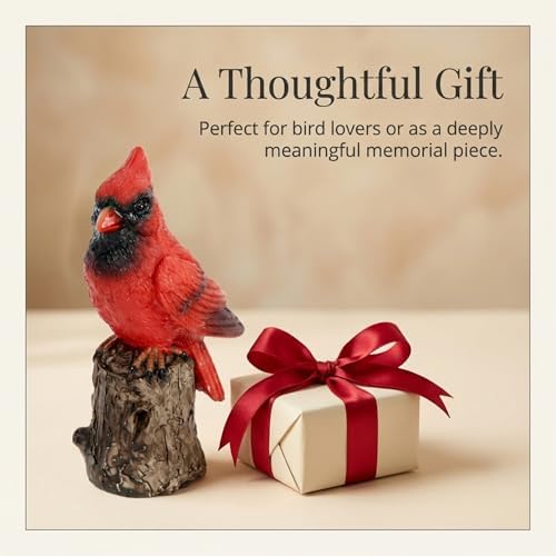 The Bridge Collection Little Cardinal Perched on a Branch Figurine - Image 4