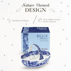 Spode Blue Italian Porcelain Handled Basket with Chip-Resistant Glaze - 6 Inch Decorative Serving Dish for Holiday Gift Giving, Hostess Presentation, Seasonal Table Accents - Image 4