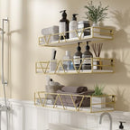 Floating Shelves Set of 3, Wood Wall Shelf, Farmhouse Shelf for Bedroom - Image 5