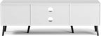 ZttRiee TV Stand for TVs up to 65'', Mid Century Modern Entertainment Center - Image 6