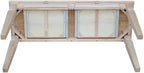 Java Console Table with 2 Drawers, Unfinished - Image 9