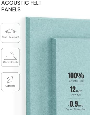Fluxynara Felt Bulletin Board & Cork Board Alternative 36'' x 24'' - 6 Pack - Image 5