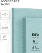 Fluxynara Felt Bulletin Board & Cork Board Alternative 36'' x 24'' - 6 Pack - Image 5