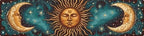 Sun and Moon Metal Sign 4x16 in Decorative Iron Metal Plaque for Door Wall Home Room Farmhouse Street Store Garage Bar Garden Cafe Decor by LMDDFZS