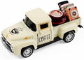 Cream Coffee Truck Decoration, Coffee Lover Truck Decor Themed Ornaments, Rustic Farmhouse Kitchen Tabletop CenterpieceTiered Tray Decor, Barista Gift by Unknown