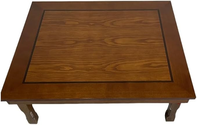 Rectangle 90X75cm Korean Coffee Table Folding Leg Asian Antique Style Living by Unknown