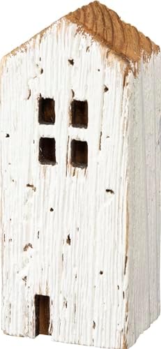 Primitives by Kathy Set of 3 Rustic Wooden House Figurines - Image 3