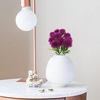 Uieke 10 Pcs Dandelion Artificial Flowers Purple Flowers Fake Plants Flower Bouquet Plastic Flowers for Home DIY Decoration Wedding Decor - Image 3