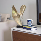 Modern Abstract Eagle Decorative Sculpture, Dining Living Room Desk Decor,Geometric Home Decor Statues,Shelf Top Decor Aesthetics, Coffee Tables or Office Shelves（Golden） - Image 2