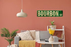 Bar Art Wall Decor Bourbon Decor Bourbon Street Sign Vintage Bourbon St Street Sign Rustic Metal Tin Sign Home Outdoor Art Wall Decor 4x16 Inch - Image 5