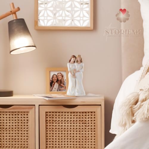 Storieme Sister Figurine Gifts from Sister: Hand-Painted Resin Keepsake - Image 4