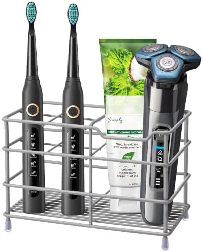 Electric Toothbrush Holders for Bathrooms 304 Stainless Steel Quick Drying by Urbanstrive