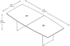 Bush Business Furniture 96-inch Office Conference Table - Image 3