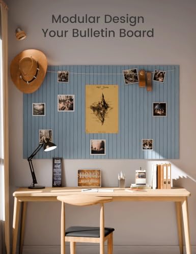 Fluxynara Felt Bulletin Board & Cork Board Alternative 48'' x 36'' - Image 6