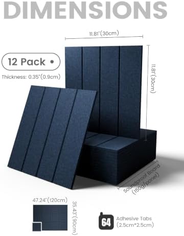 Fluxynara Felt Bulletin Board & Cork Board Alternative 48'' x 36'' - 12 Pack - Image 2