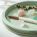 Hanobe Sage Green Decor Tray, Beaded Edge & Distressed Finish - Image 4