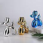 Gold Balloon Dog Decor,Gold Room Decors,Balloon Animal Preppy Room Shelf Decor,Cute Statue Home Decors,Bedroom Modern Sculpture Desk Decoration,Golden Decorations Gifts - Image 5