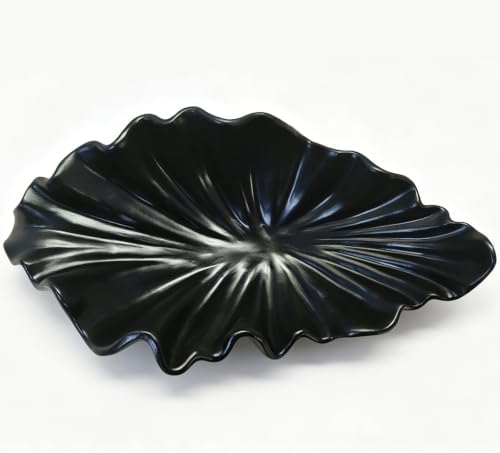Black Large Decorative Bowl - 16” Fruit/Key/Purse Bowl for Home - Image 3