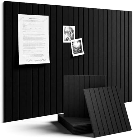 Fluxynara Felt Bulletin Board & Cork Board Alternative 36'' x 24'' - 6 Pack by FLUXYNARA
