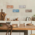 ZONWUTHY 4 Pieces Bible Verses Wall Decor Rustic Wooden Christian Signs Farmhouse Religious Decor for Home Motivational Prayer Wall Art for Living Room Office Bedroom Bathroom(Farmhouse,10x4) - Image 6