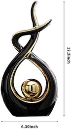 Norrclp Home Decor Modern Abstract Art Ceramic Statue Table Decor (Large) - Image 4