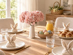 Mandy's 3 Stems Light Pink Artificial Hydrangea Flowers - Image 7
