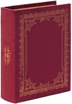VW Vintiquewise Decorative Vintage Book Shaped Trinket Storage Box - Red - Image 6