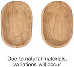 Bloomingville Hand-Carved Paulownia Wood Bowl, Natural - Image 6
