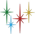 Blulu 4 Pcs Starburst Shaped Wall Decor Mid Century Modern Art,Vintage by Blulu
