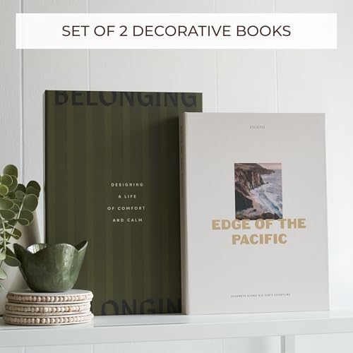 Beautiful Decorative Books Set of 2 - Boxes for Coffee Table & Mantel Decor - Image 3