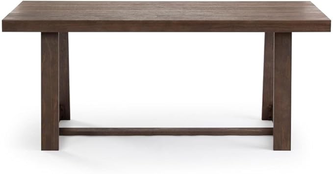 Plank+Beam 72 Inch Farmhouse Dining Table, Solid Wood Rustic Kitchen Table - Image 5