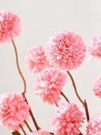Waipfaru 10pcs Pink Fake Flowers, Artificial Pompon Mums - Image 6
