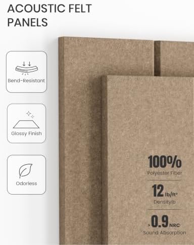 Fluxynara Felt Bulletin Board & Cork Board Alternative 36'' x 24'' - 6 Pack - Image 5