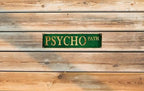 Man Cave Decor Vintage Wall Decor Psycho Path Vintage Tin Signs Funny Street Metal Signs for Home Garage Wall Bar Decor 4x16 in - Image 6