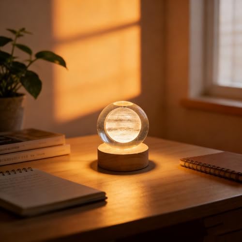 3D Jupiter Crystal Ball 2.4in Universe Gifts for Space Lovers - Image 4