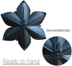 Metal Flower Wall Art Decor, 10“ Rustic Modern Floral Sculpture, Distressed Iron Wall Hanging Home Decoration Accent Artworks for Indoor Kitchen Bedroom Living Room Office Outdoor Garden Patio - Image 5