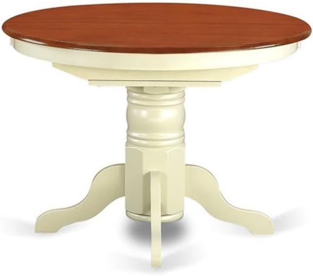 East West Furniture AVT-WHI-TP Avon Dining Table - Image 4