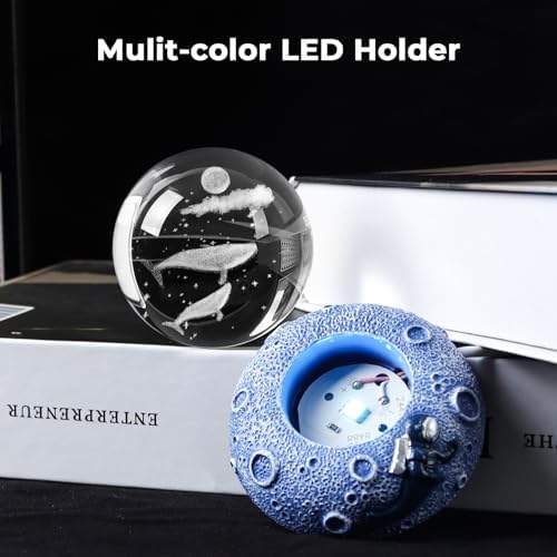 Whales Crystal Ball Decor Figurine Gifts for Women - Image 4