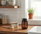 Modern Glass Liquid Hand Soap Dispenser,Amber Soap Dispenser - Image 7