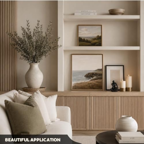 SENEA KAY Modern Abstract Statue with Removable Faux Succulents Plants – Figurine Home Decor Accents, Coffee Table Shelf Styling. Collectible Art Luxury Gift Items Woman Thinker Sculpture (Black) - Image 5