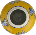 Creative Co-Op Decorative Ceramic Ginger Jar with Lid, Yellow - Image 3