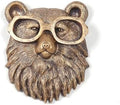 Joogour Head Wall Mount Decor,Resin Animal Sculptures，Art Deco Wall Hanging Decoration for Living Room Bedroom Officeroom Gift (Bear) by Joogour
